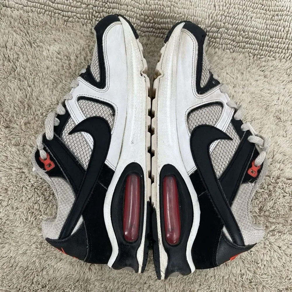 Nike Sneaker Air Max Command Men's Cushionned Running Trainers Shoes White 8.5‎